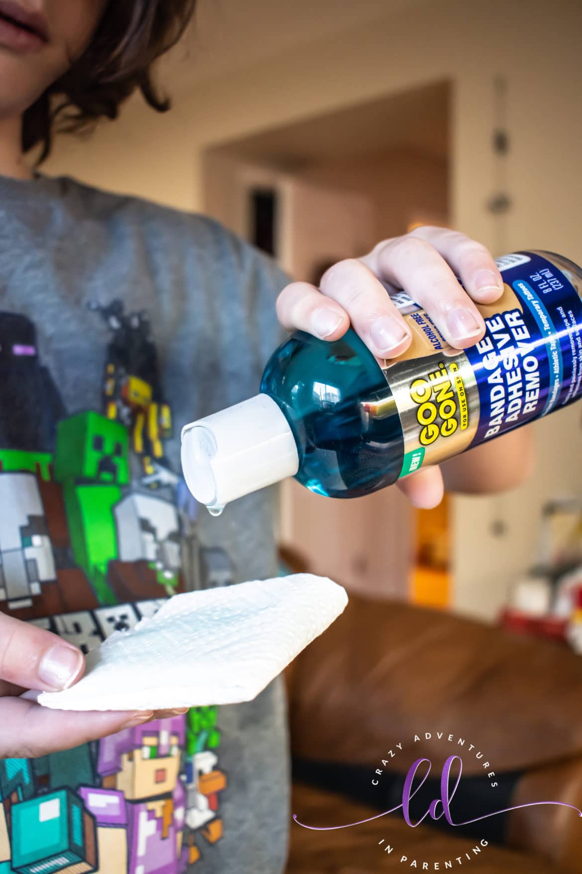 Skin Safe Goo Gone Bandage & Adhesive Remover Crazy Adventures in