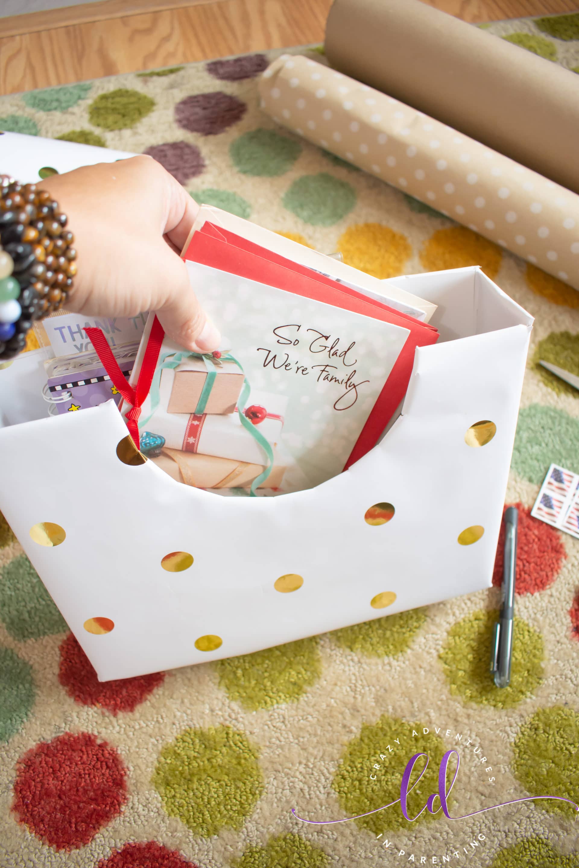 DIY Greeting Card Storage Box Tutorial + American Greetings