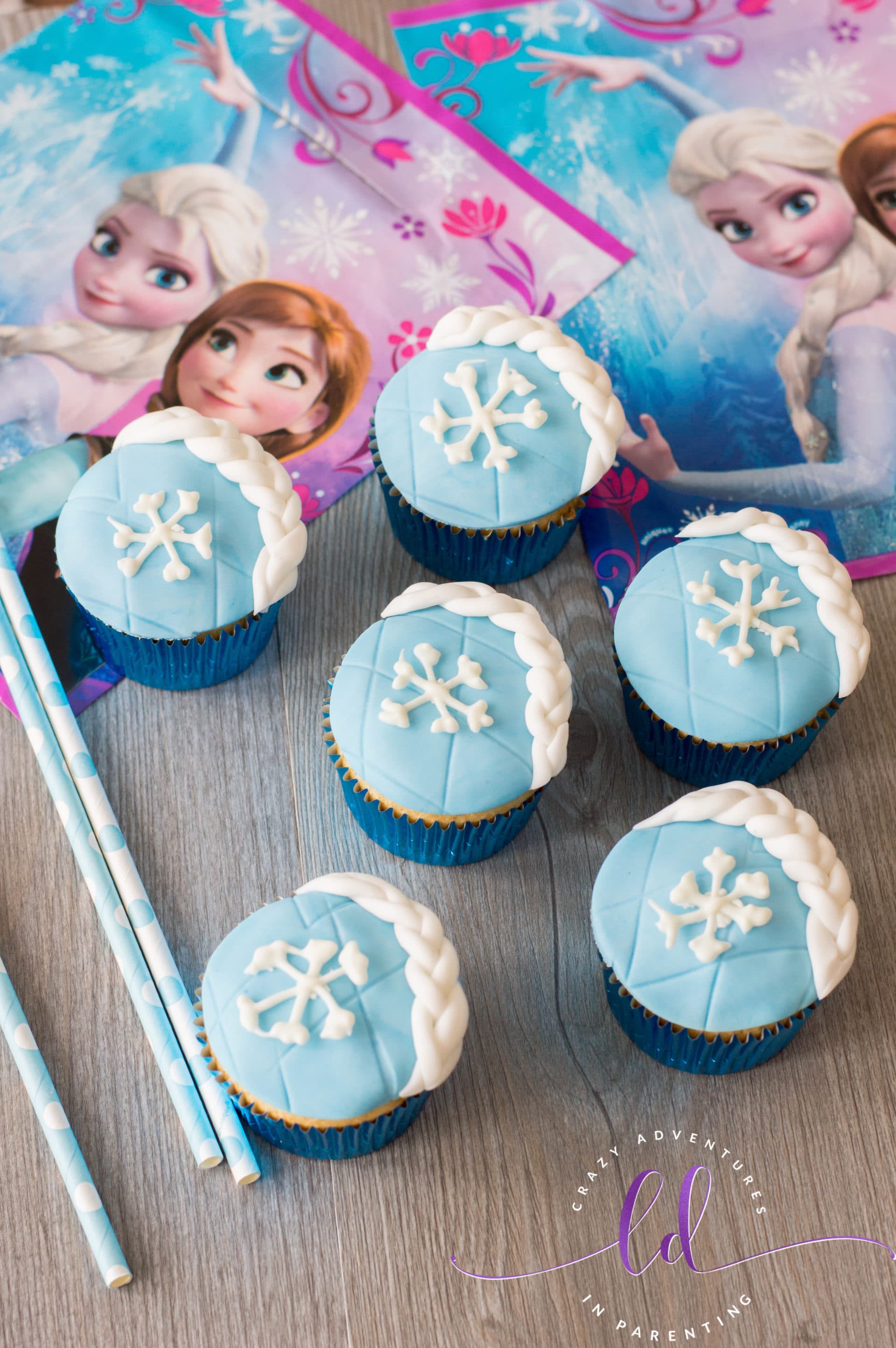Simple Elsa Frozen Cupcakes Recipe