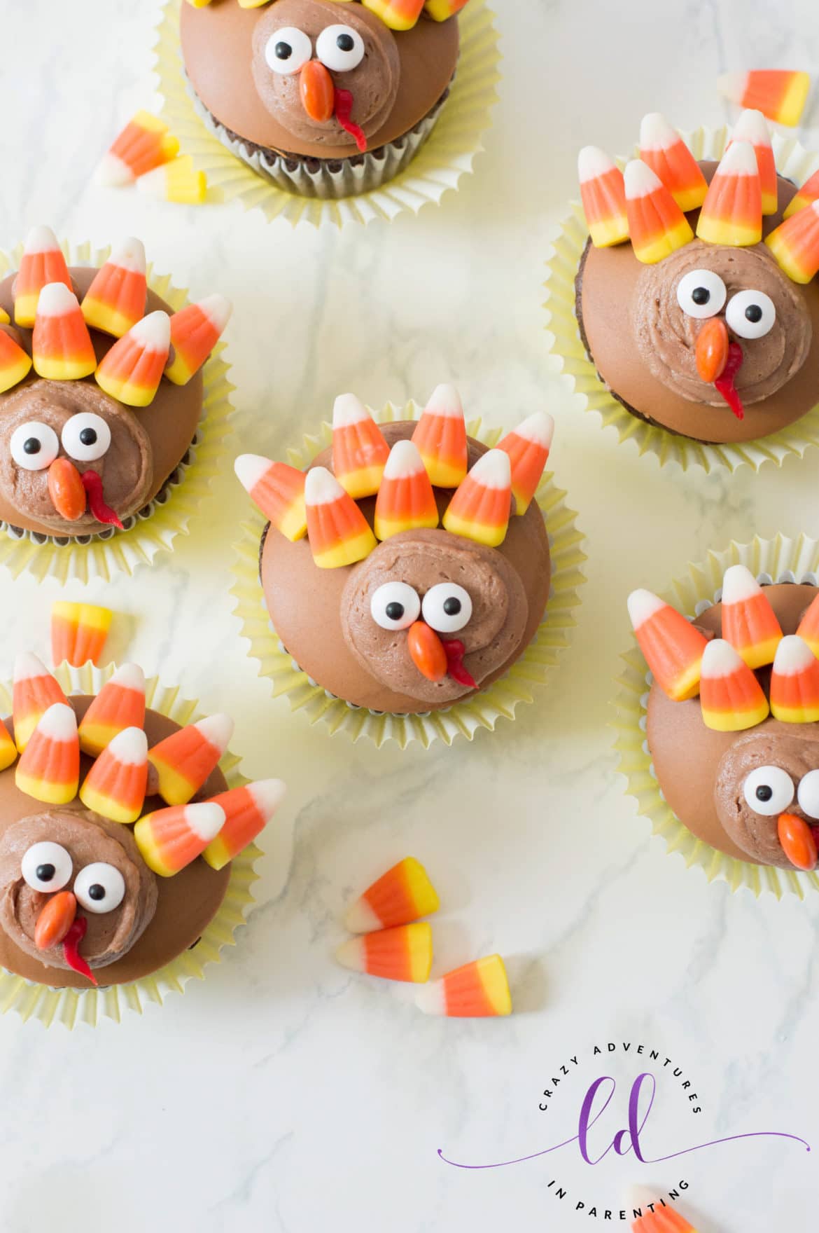 Thanksgiving candy corn crafts