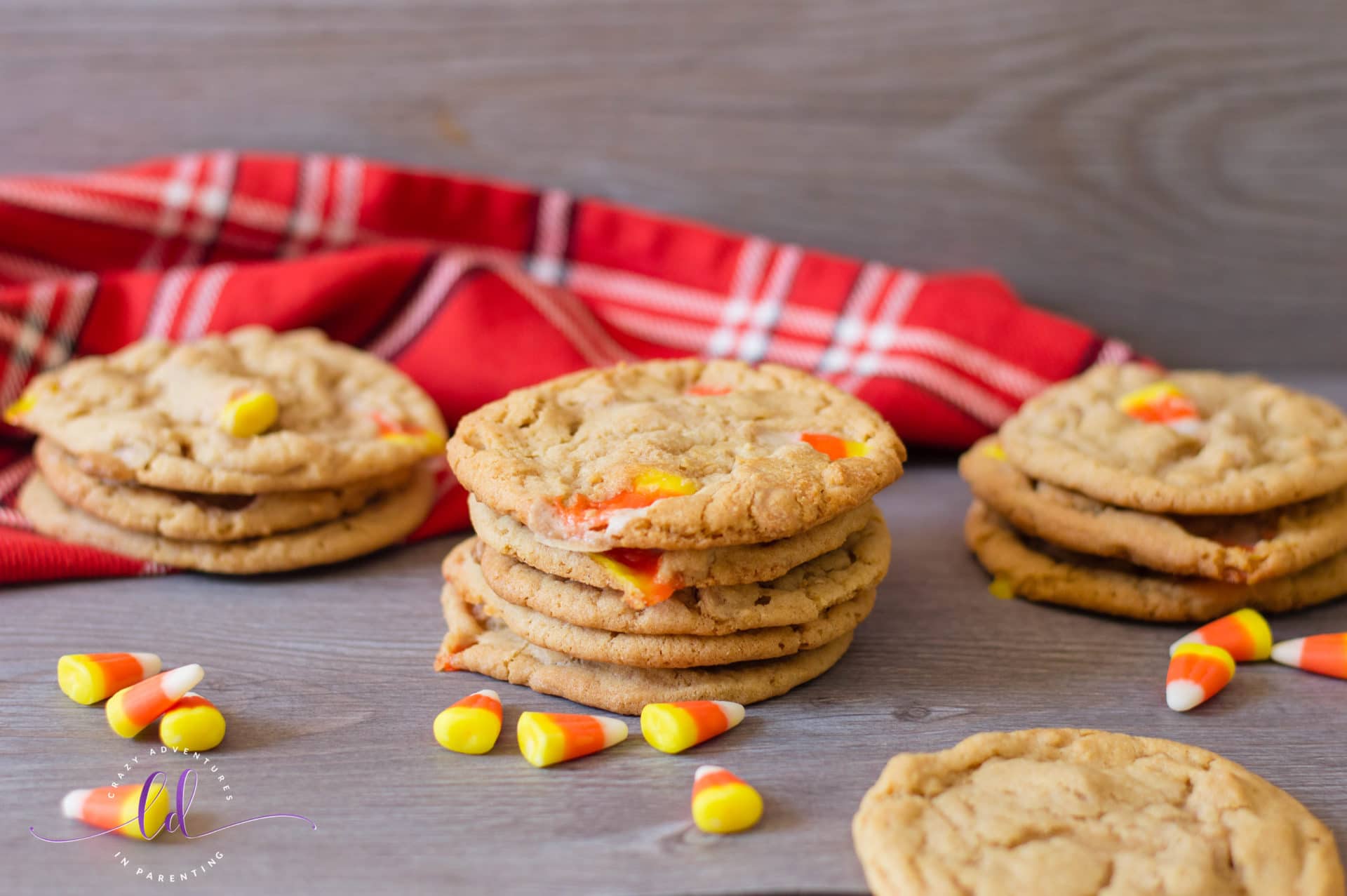 Candy Corn Peanut Butter Cookies Crazy Adventures in Parenting