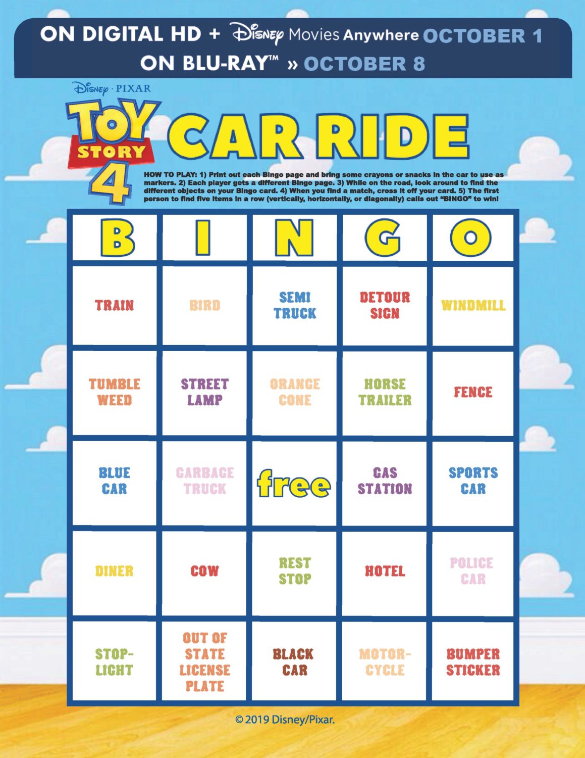 Printable Games For Car Rides