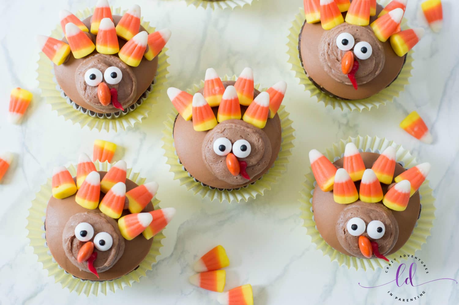 Turkey Cupcakes Recipe for Kids
