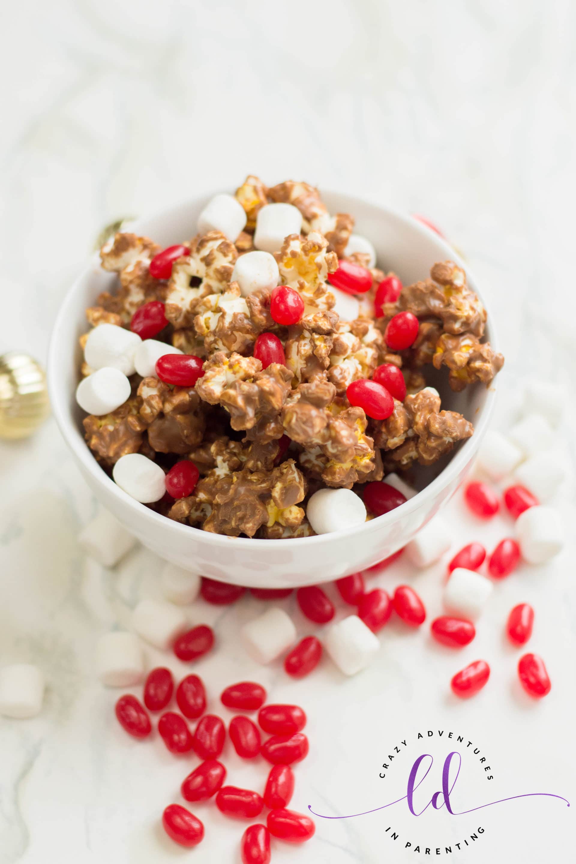 Easy Christmas Popcorn Recipe for Holidays | Crazy Adventures in Parenting