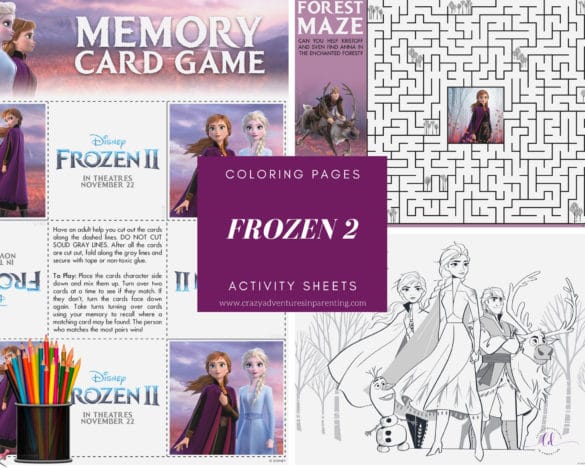 Free Printable Frozen 2 Coloring Pages and Activity Sheets ...