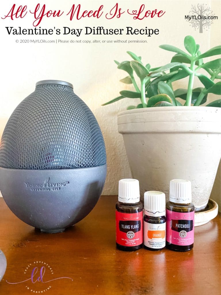 All You Need Is Love Valentine's Day Diffuser Recipe