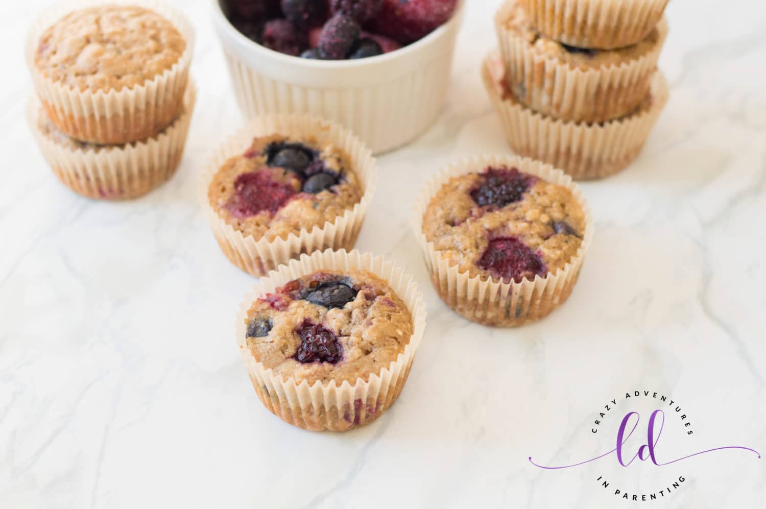 Easy Healthy Berry Muffins