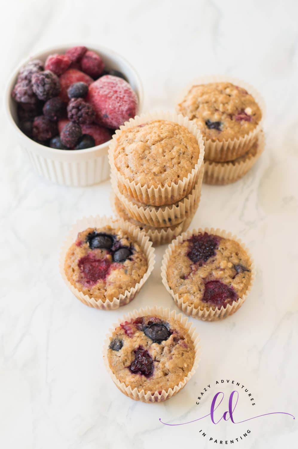 Hearty Healthy Berry Muffins Recipe