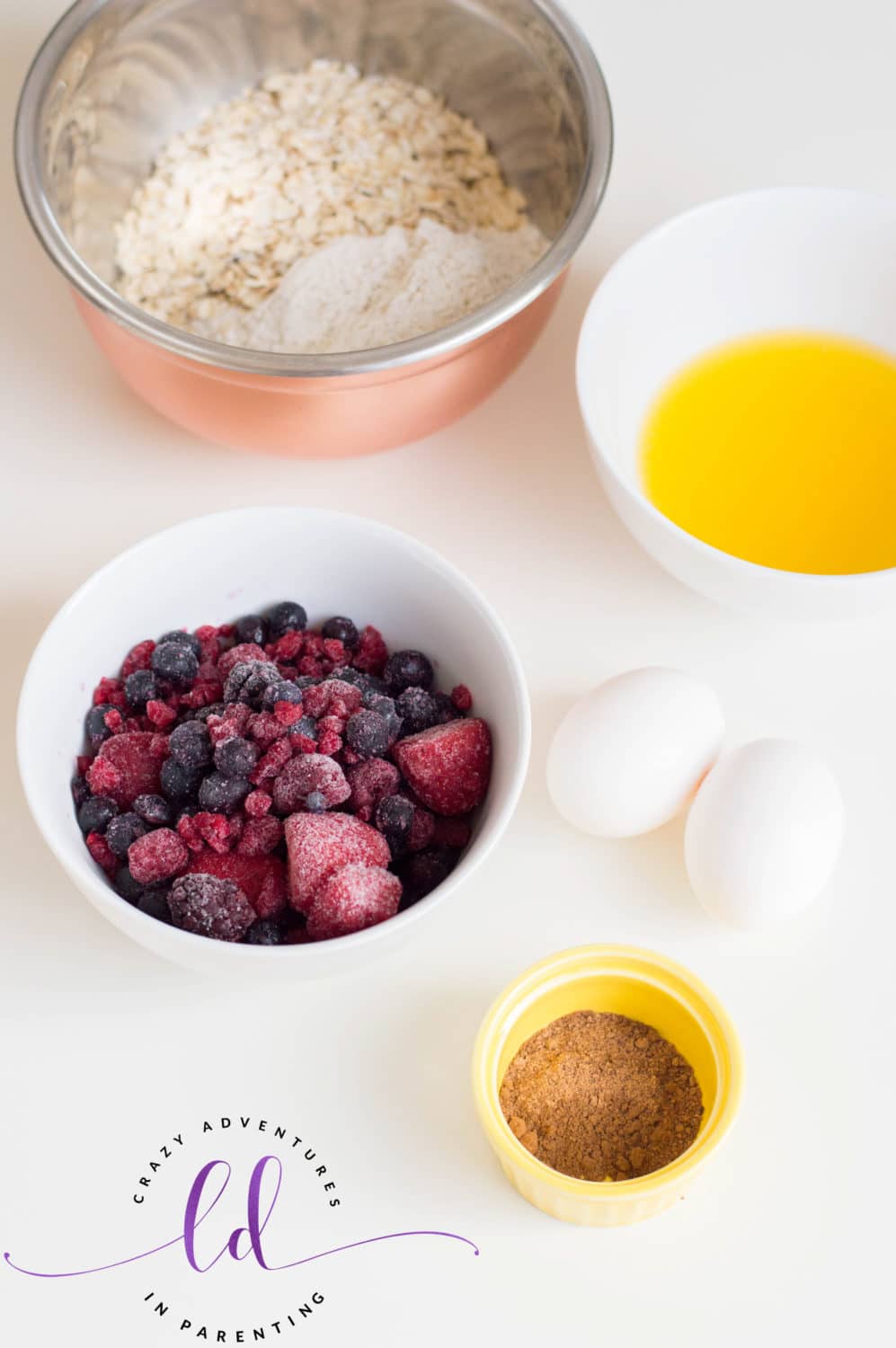 Ingredients Needed to Make Healthy Berry Muffins