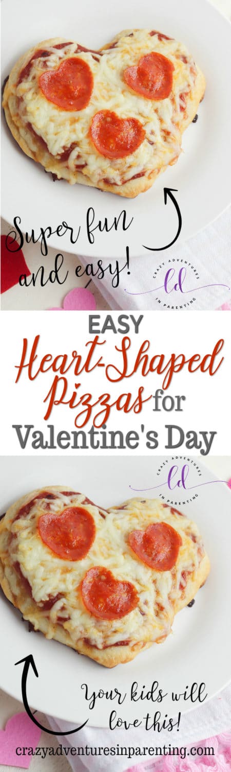 Super Fun and Easy Heart-Shaped Pizzas for Valentine's Day