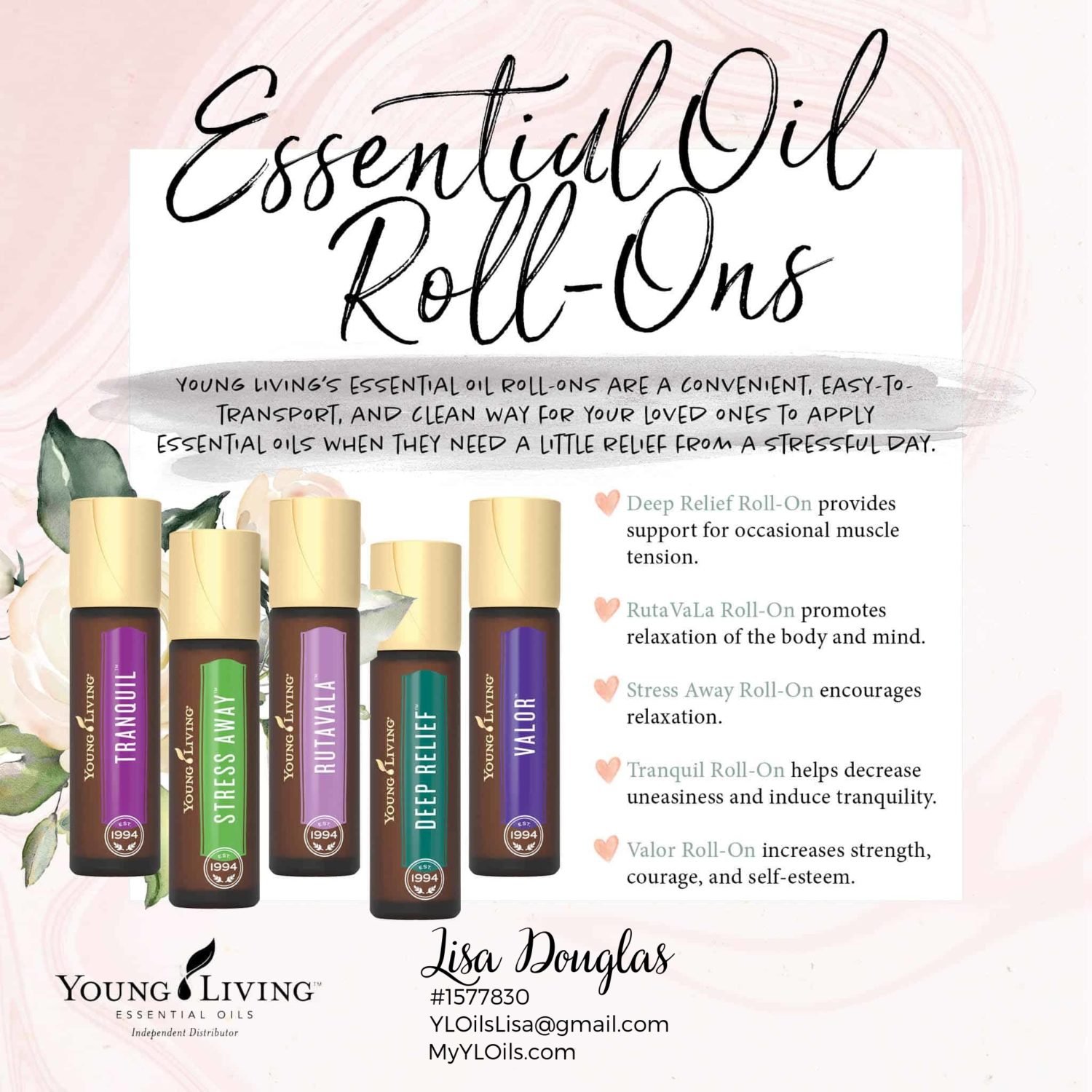 Valentine's Day Essential Oils Gift Guide - Roll-Ons