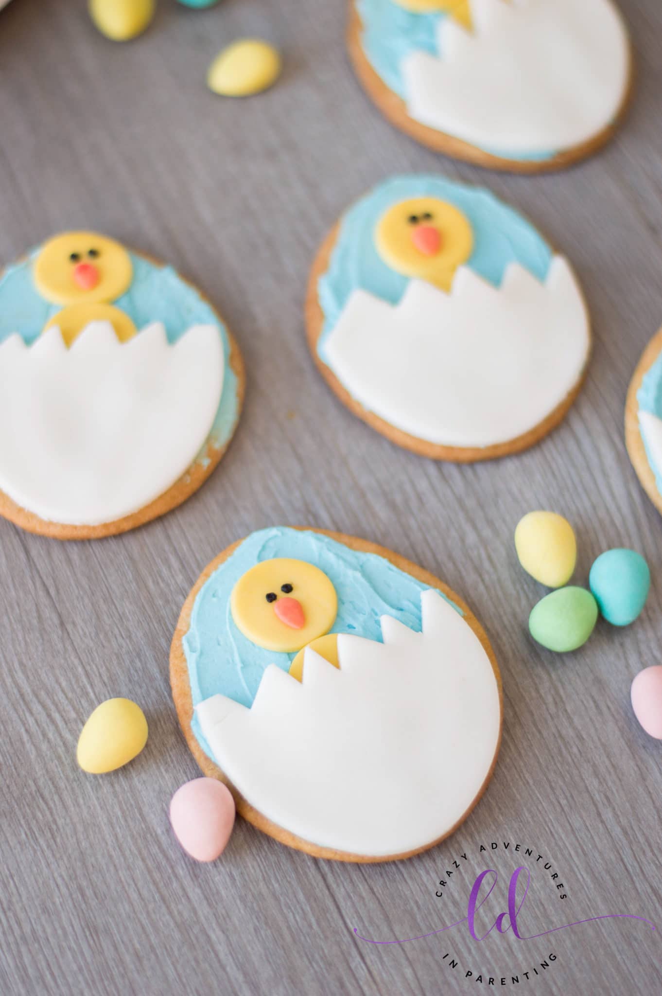 Simple Chick Egg Cookies