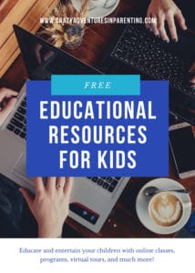 HUGE LIST of Free Educational Resources for Kids Due to School Closings ...
