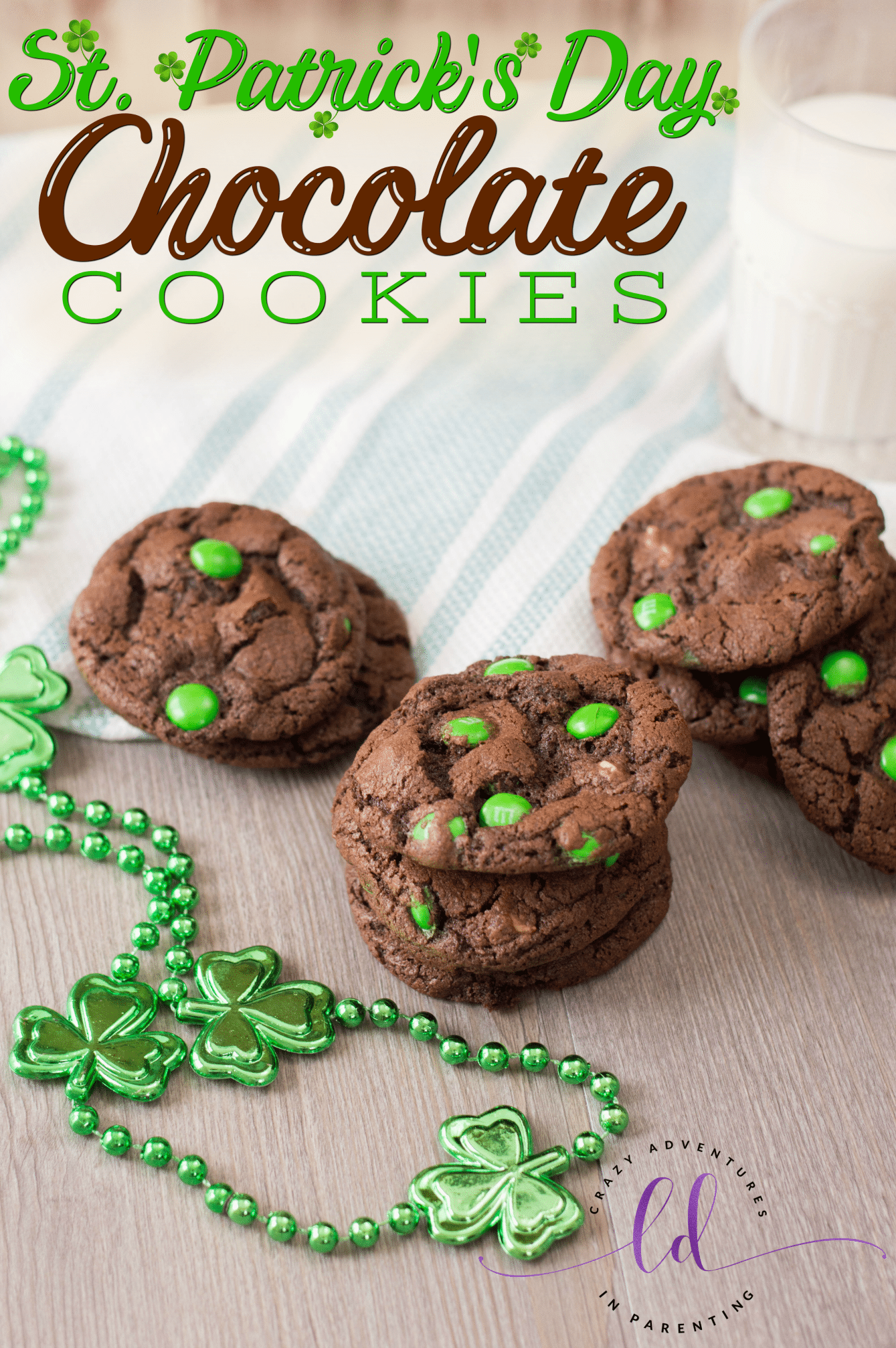 st patricks day cookies green and white suger