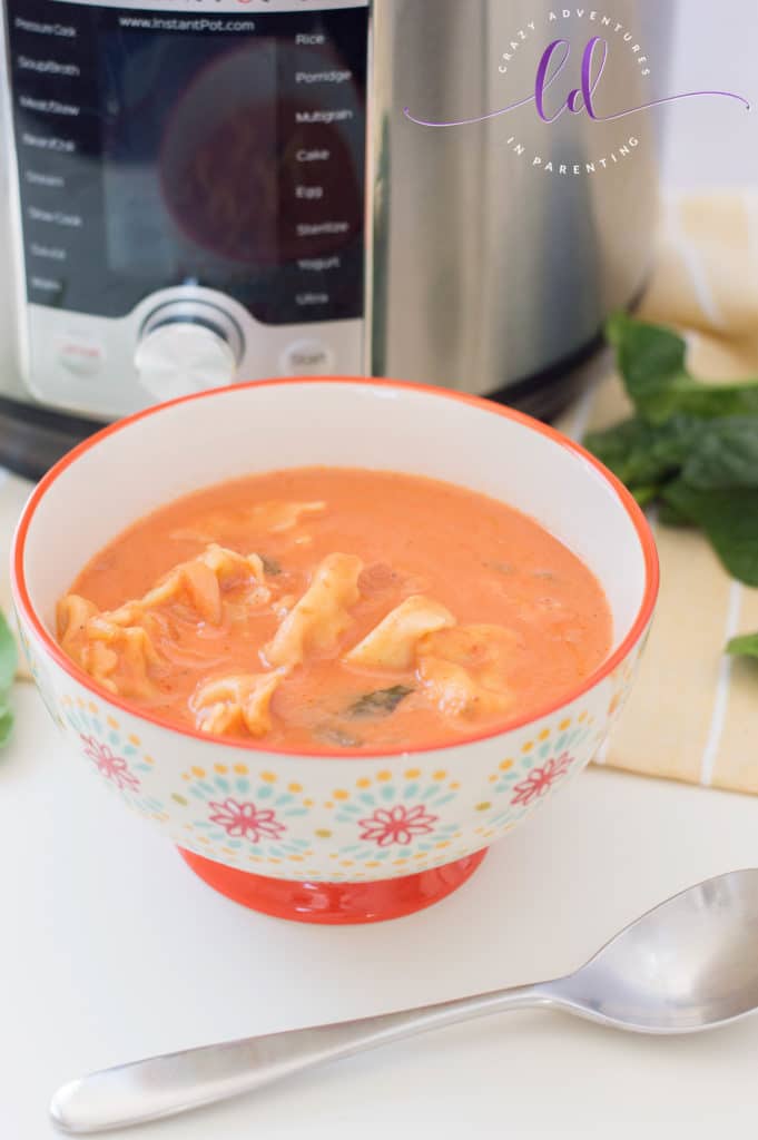 Simple Instant Pot Tortellini Soup Recipe