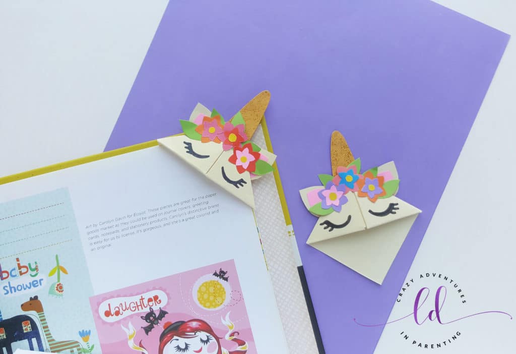 Unicorn Corner Bookmarks for Kids