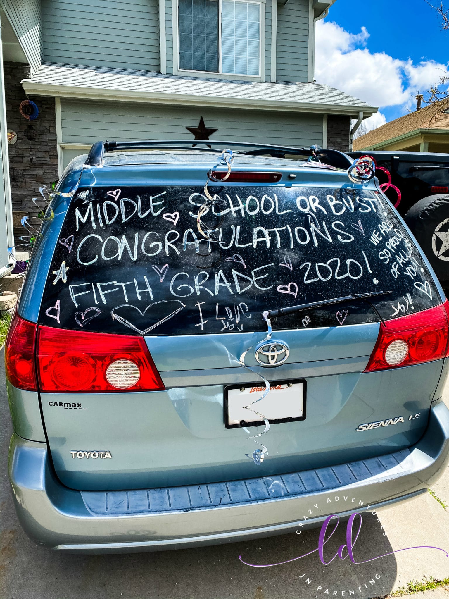 Decorated Car for 5th Grade Continuation 2