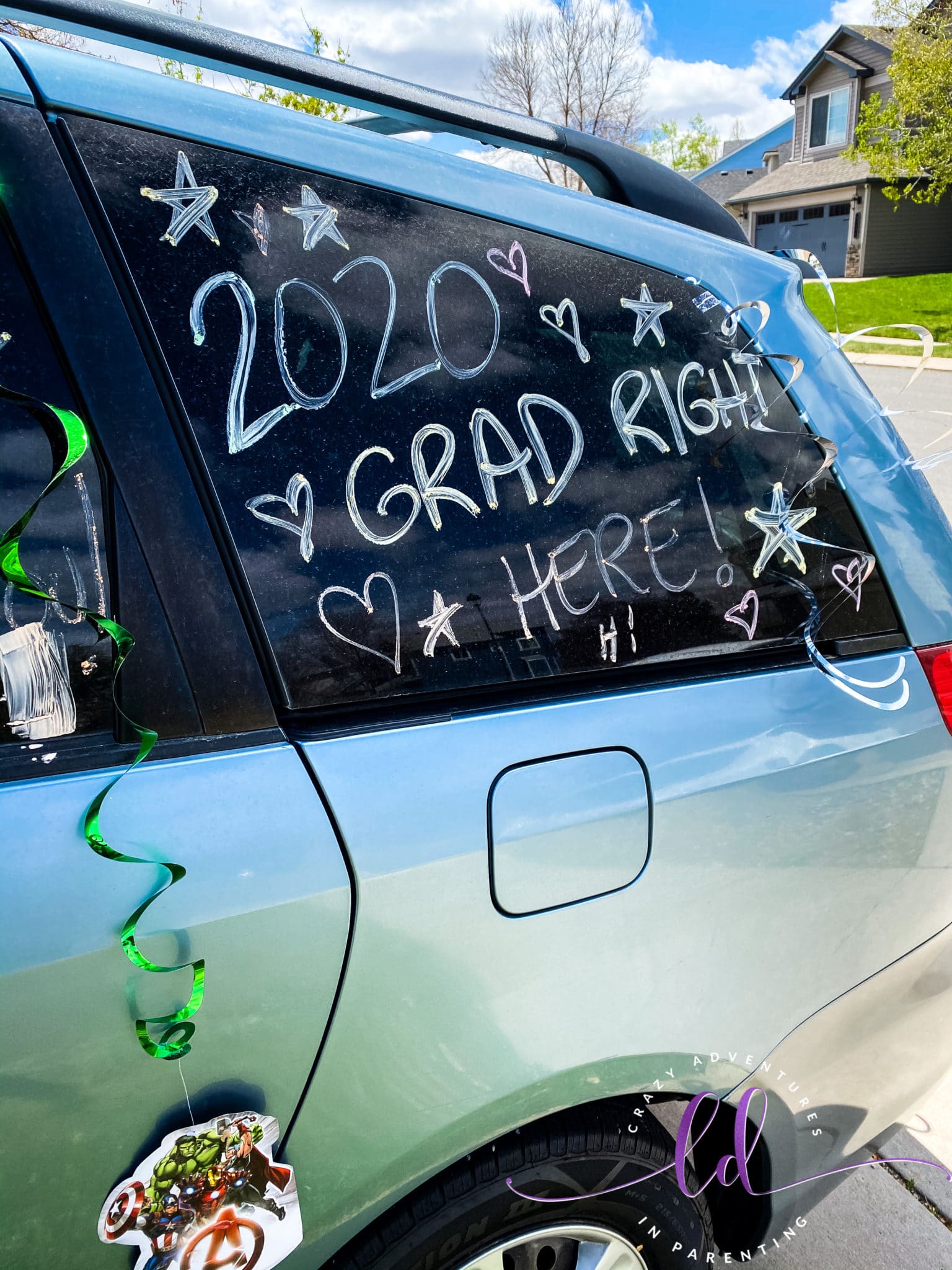 Decorated Car for 5th Grade Continuation