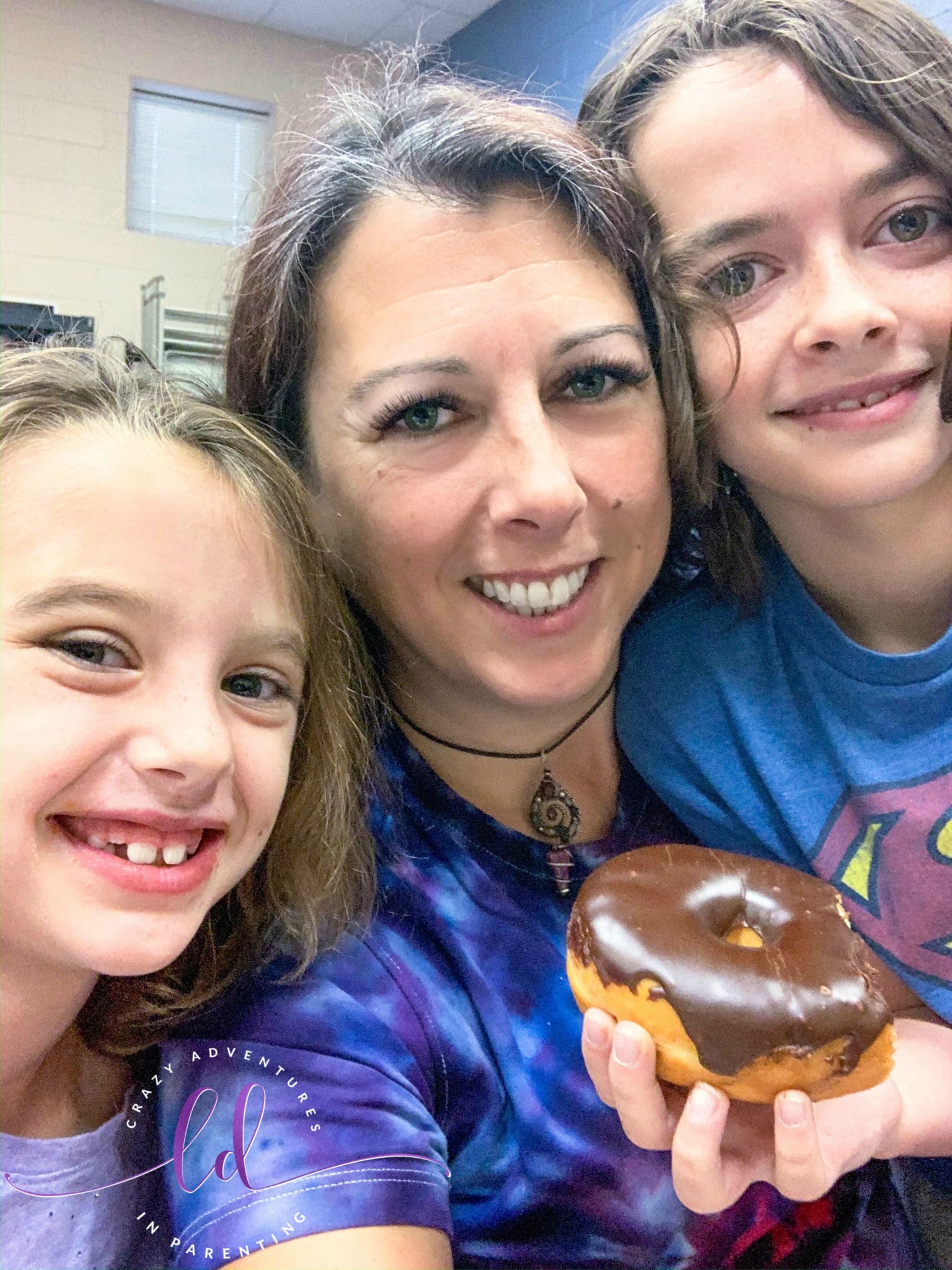 Donuts with Grownups with my babies