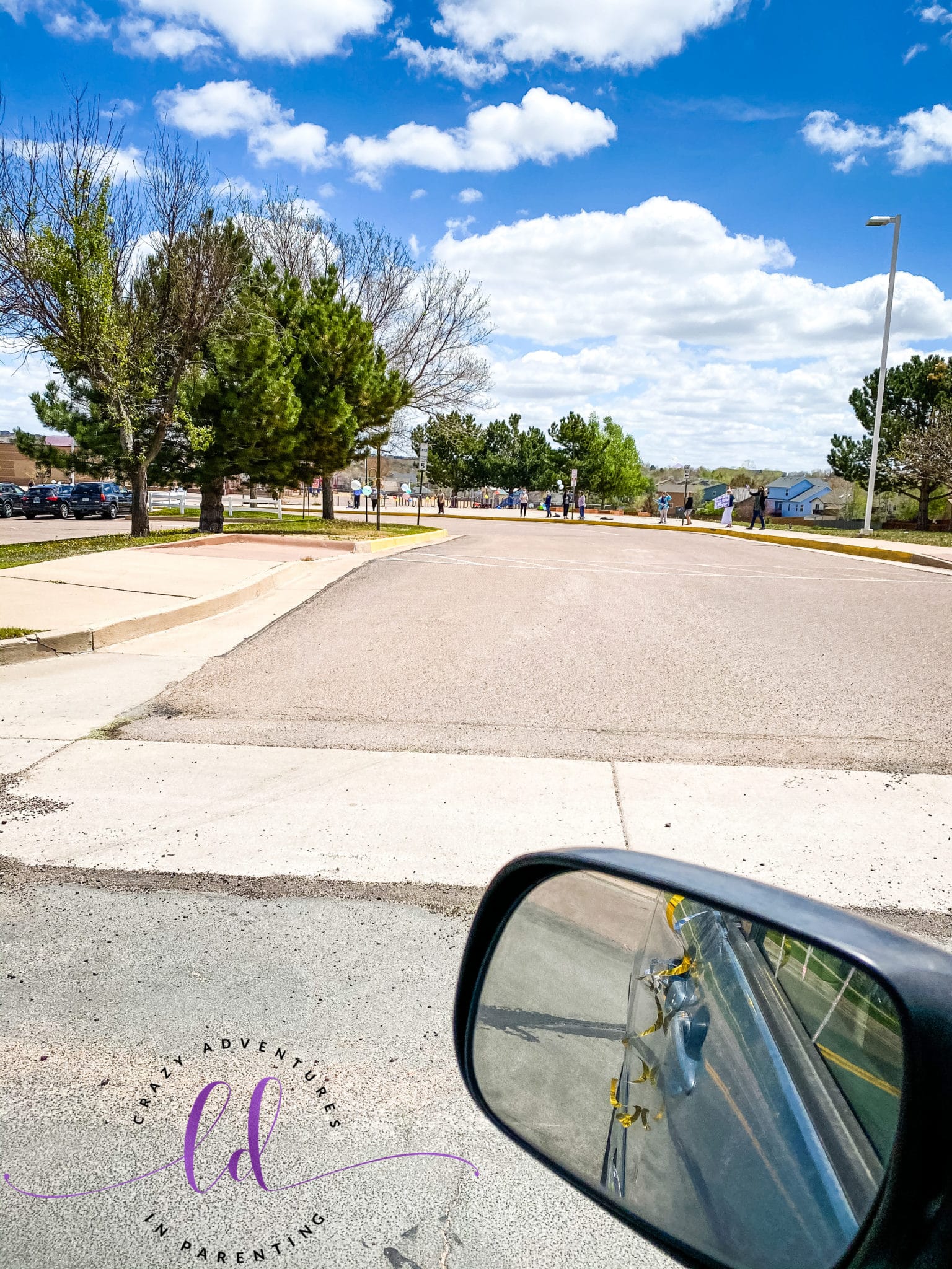 Driving up to the 5th Grade Continuation celebration