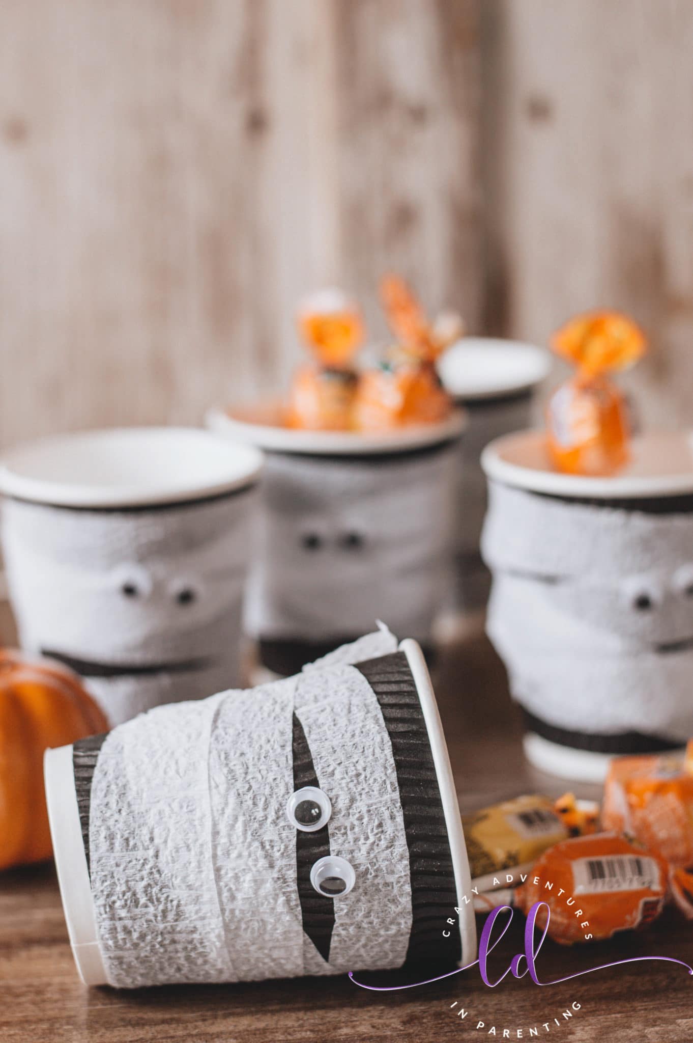 DIY Mummy Treat Cups for Candy