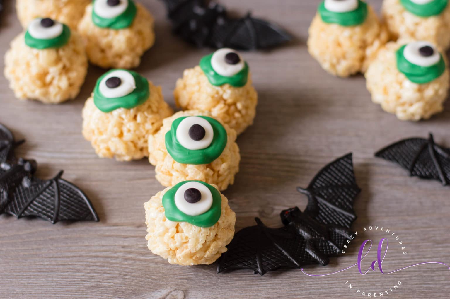Halloween Eyeballs Rice Krispies Treats Crazy Adventures in Parenting