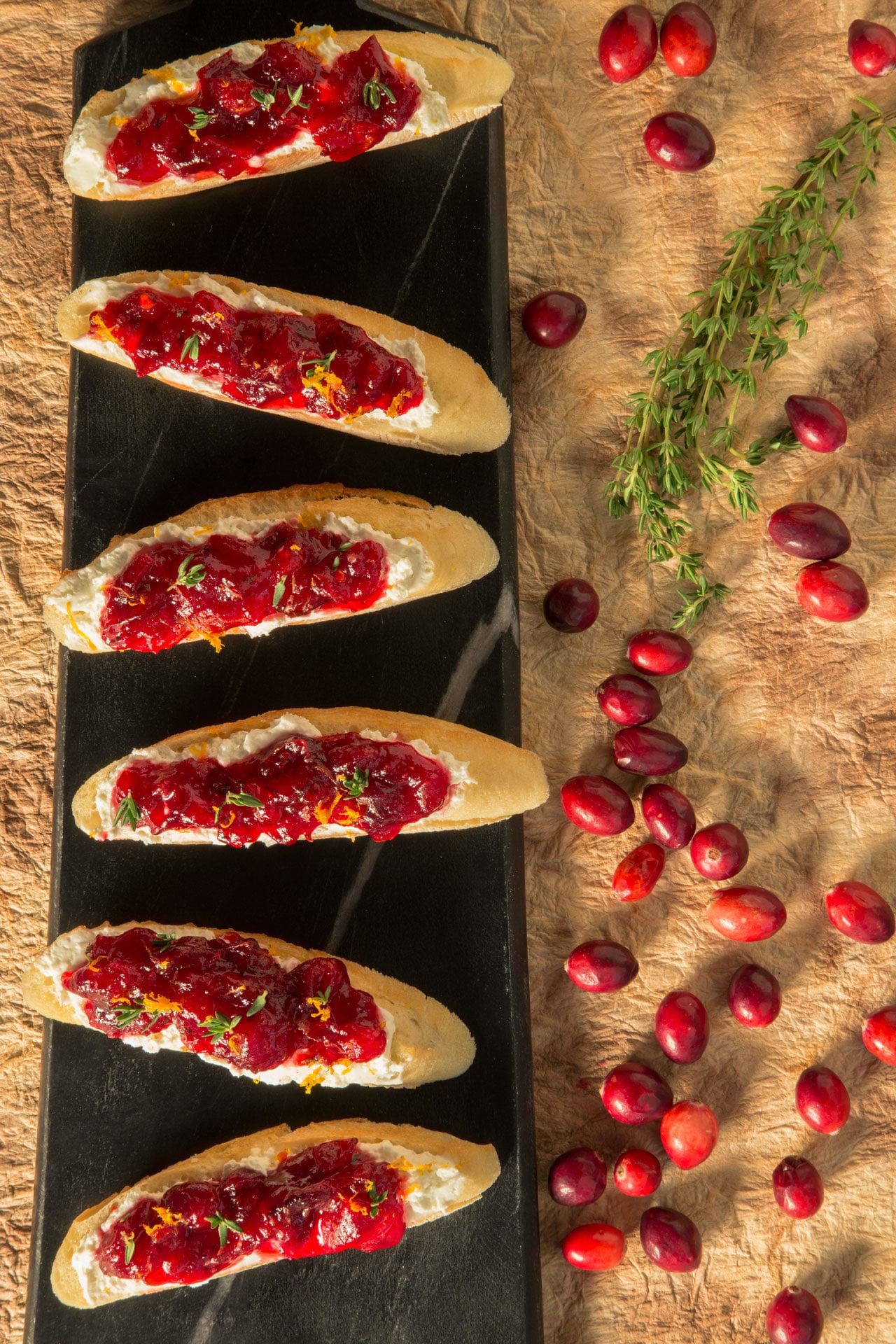 Cranberry Crostini Hallmark recipe