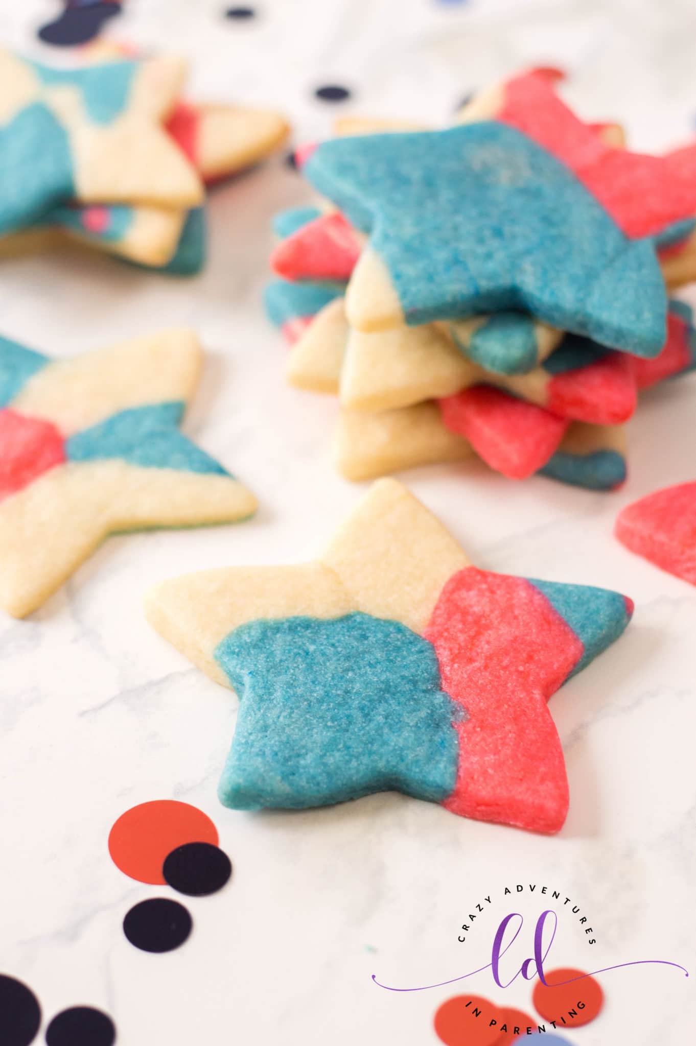 Patriotic Sugar Cookies Recipe for Fourth of July