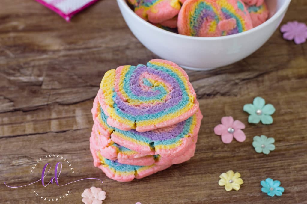 Colorful Rainbow Unicorn Cookies
