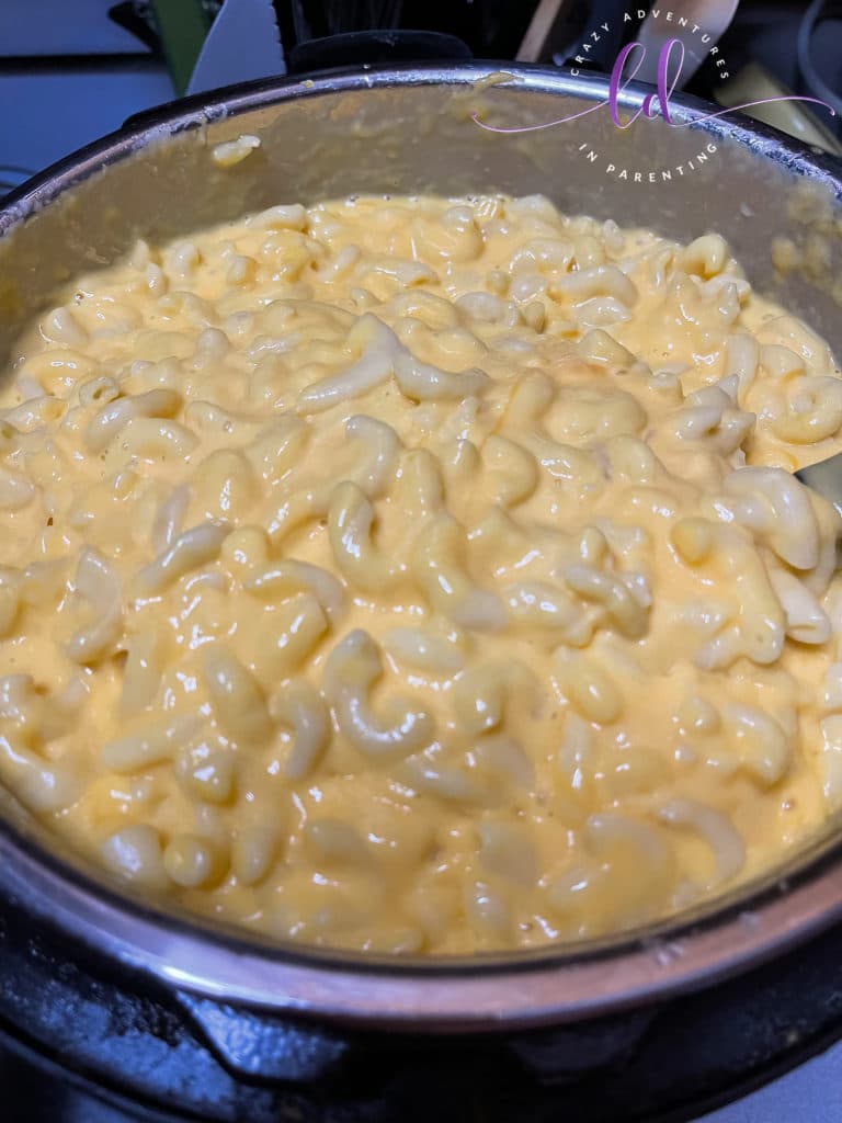 Instant Pot Queso Macaroni and Cheese Recipe ready to eat