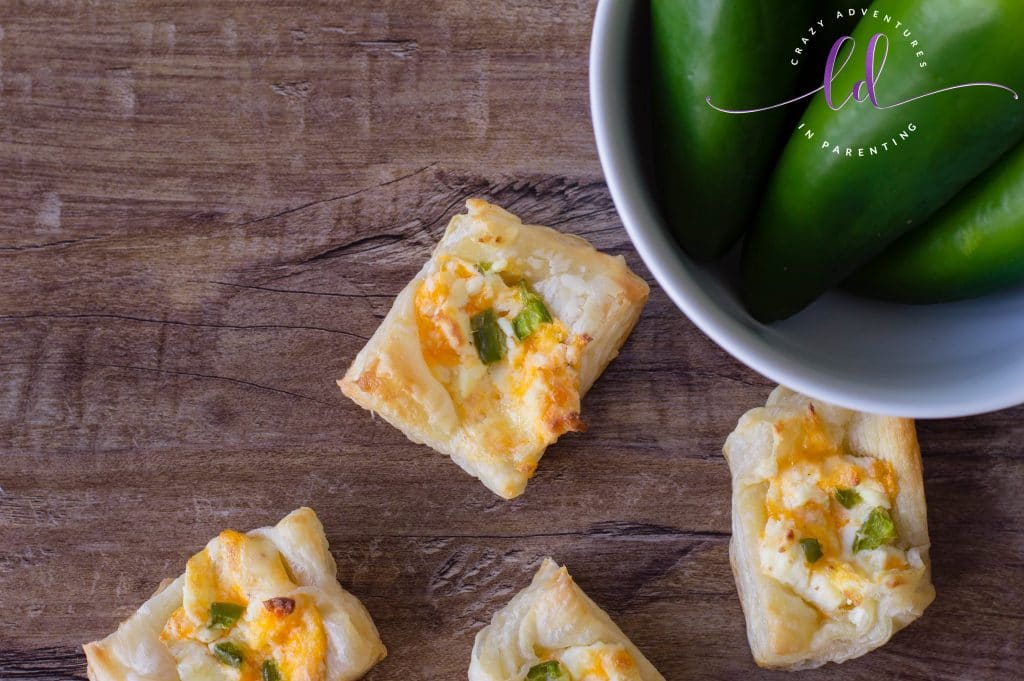 Easy Puff Pastry Jalapeño Appetizers