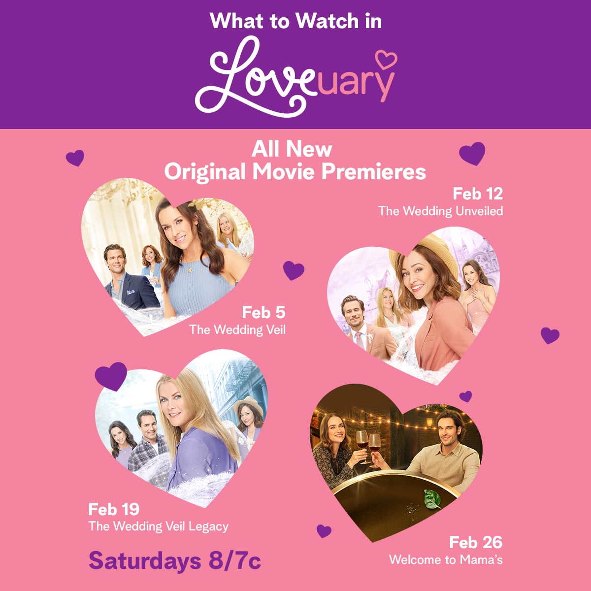 Hallmark Channel Loveuary Premieres 2022