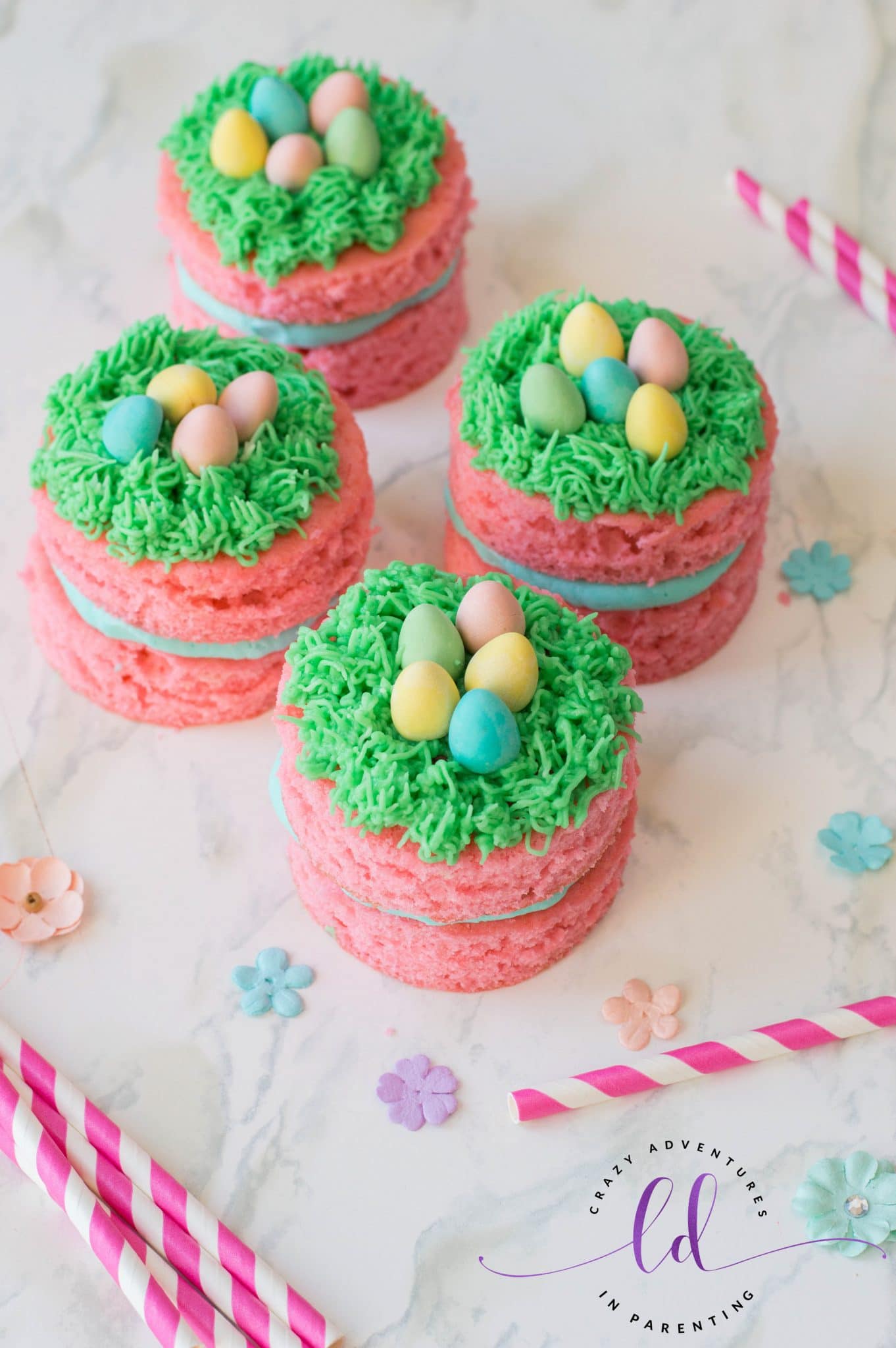 Easter Mini Cakes Dessert Recipe