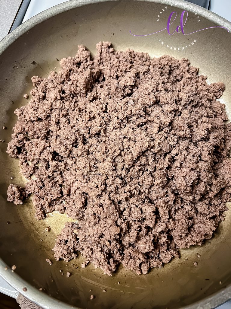 Brown Ground Beef to Make Easy Beef Empanadas