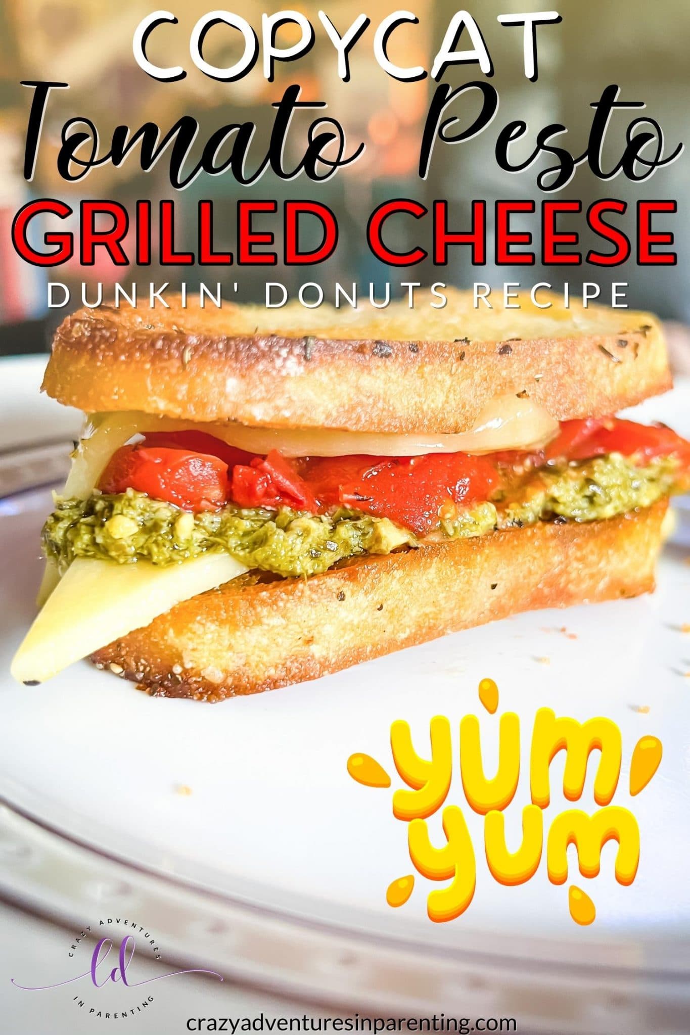 How to Make Dunkin's Tomato Pesto Grilled Cheese Sandwich Copycat