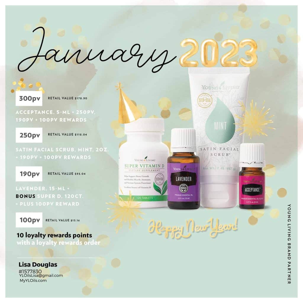 Young Living January 2023 Promotion